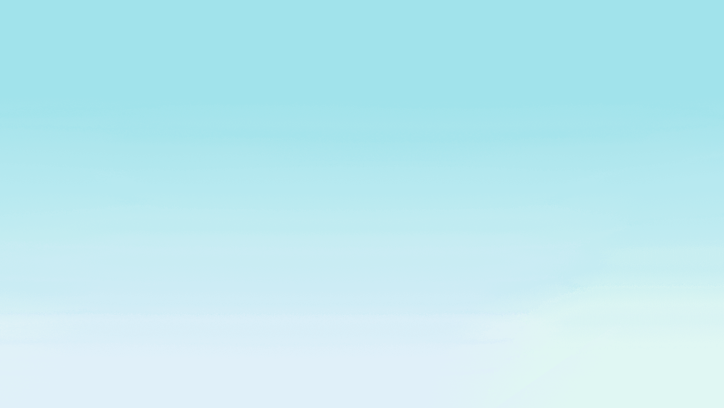 Abstract background with a blue to teal gradient and subtle light green geometric patterns.